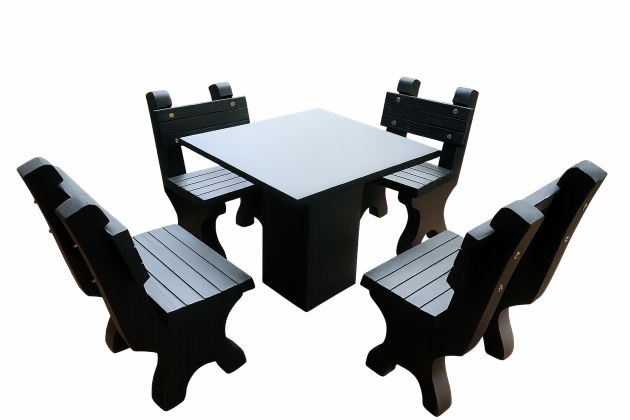 Garden Bench Small 4x Garden Bench Set